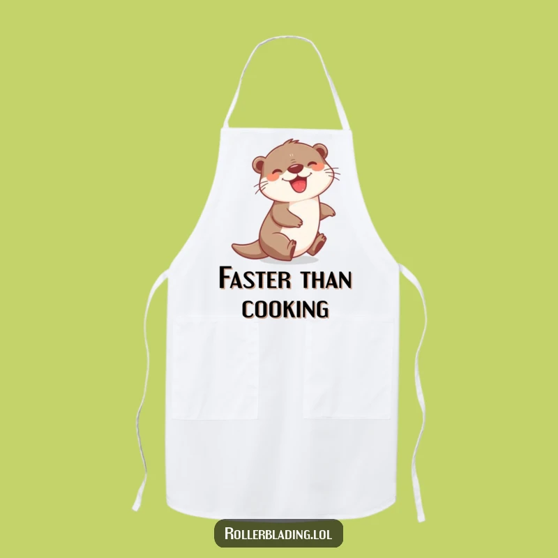 Funny Chef Otter Apron - Cheerful Kitchen Gift, Playful Cooking Wear