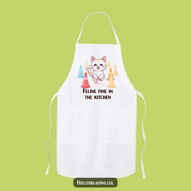 Funny Cat Agility Chef Apron - Protect Your Clothes with Humor