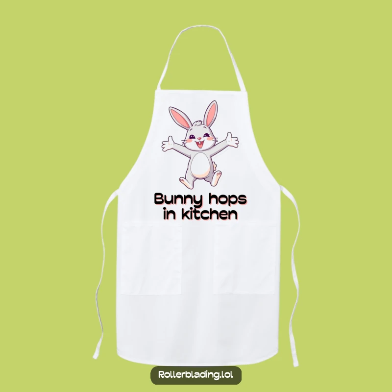Funny Bunny Paraglider Apron: Cook with Joyful Flair