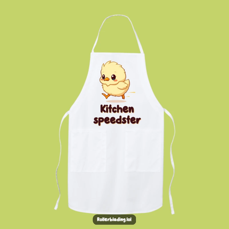Funny Chick Apron - Cook with Speed and Cuteness Gift