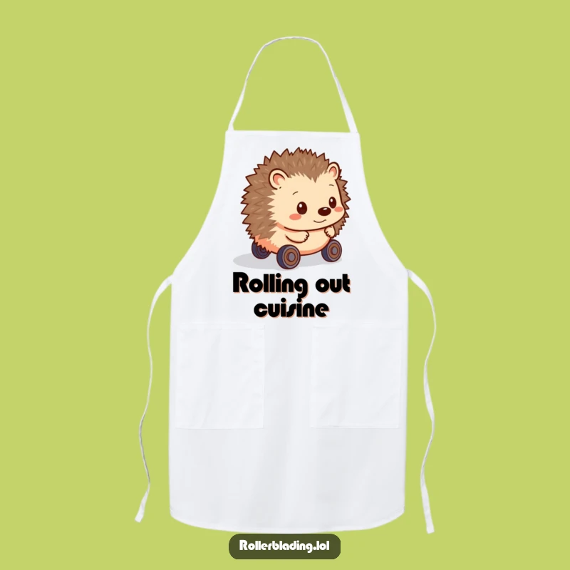 Funny Hedgehog Apron: Kitchen Caution Master, Hilarious Funny Gift