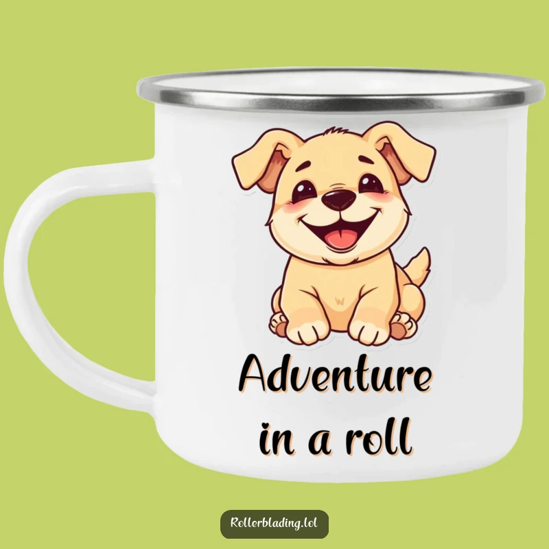 Funny Pup Camping Mug - Your Hilarious Dog Lover Gift