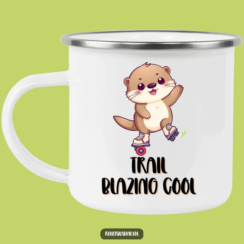 Funny Otter Roller Blade Trail Mug: Adventure Fuelled by Fun