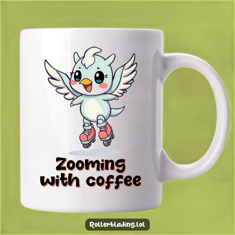 Funny Winged Creature Speed Turn Mug: Fast Fun Gift