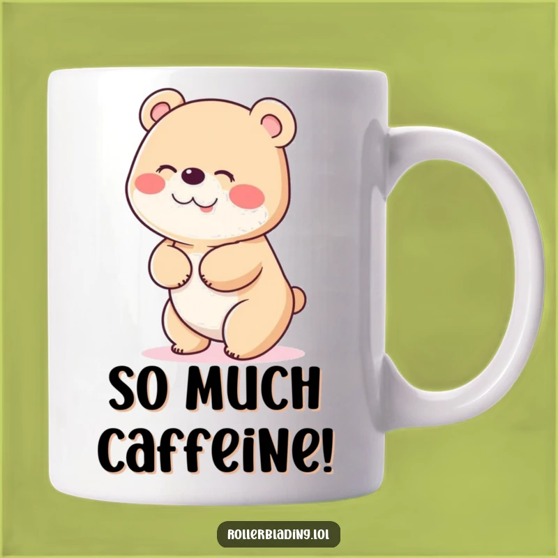 Funny Giggling Bear Mug: Hilarious Wobble for a Perfect Coffee Break