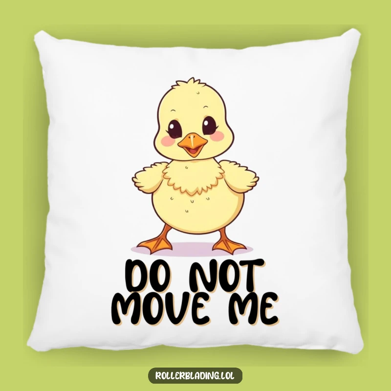 Funny Wobbly Duckling Pillow - Cozy Wobbles, Adorable Comfort, Humorous Gift