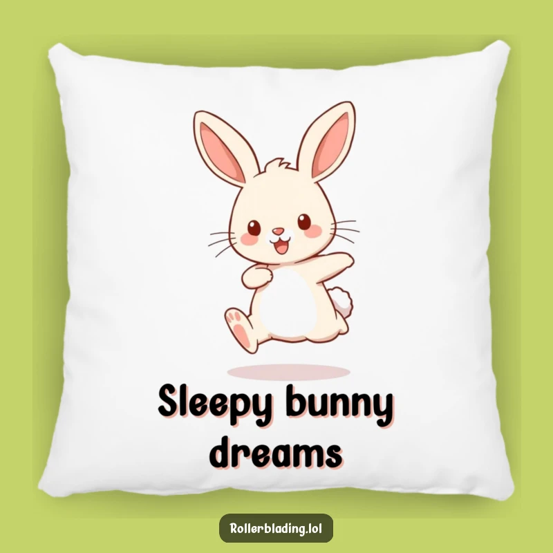 Funny Rabbit Jogging Pillow - Comfy Bouncing Legs Cushion, Gift