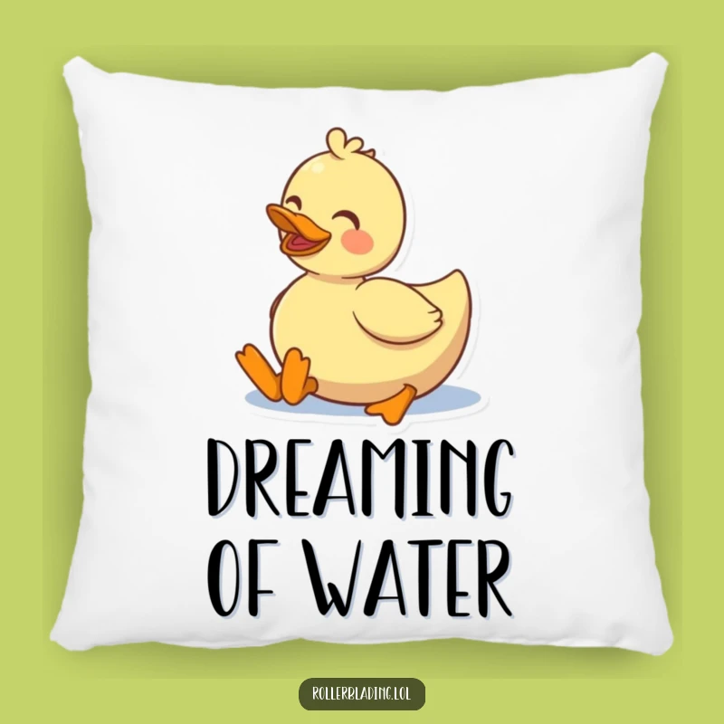 Soft Funny Duck Roller Skating Pillow: Snuggle Up with Smiles