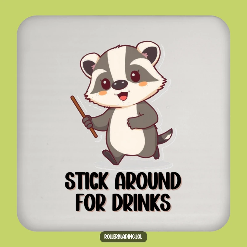 Funny Badger Cruise Coaster - Protect Surfaces, Proud Decor, Hilarious Gift