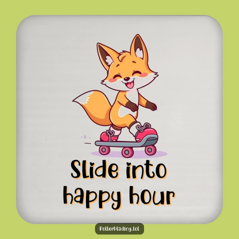 Funny Fox Roller Skate Slide Coaster Set - Protect Surfaces with Smooth Charm Gift