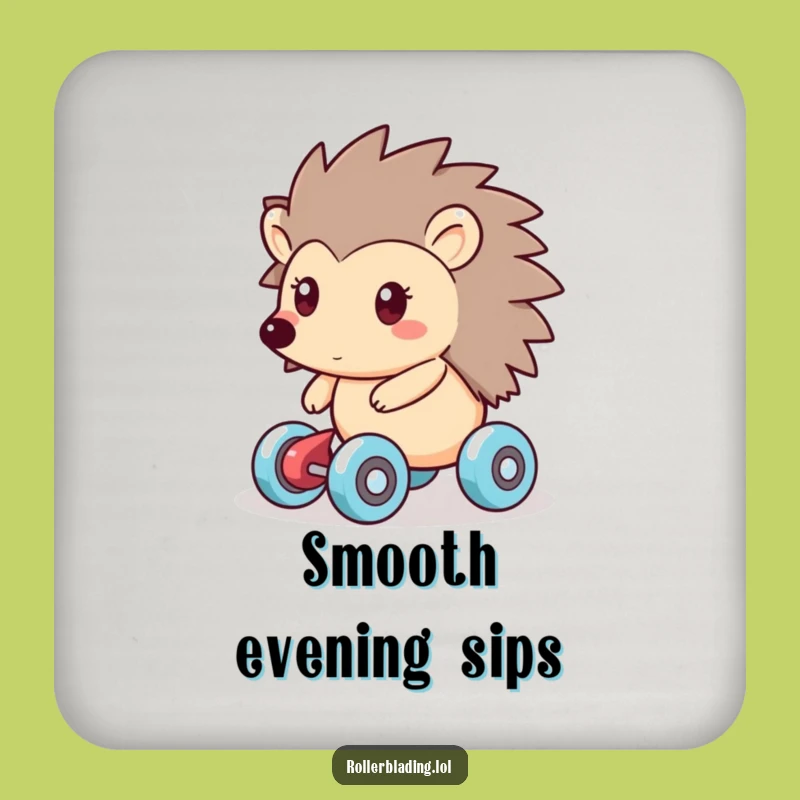 Funny Hedgehog Roller Skater Coaster: Smooth Protection with Charm
