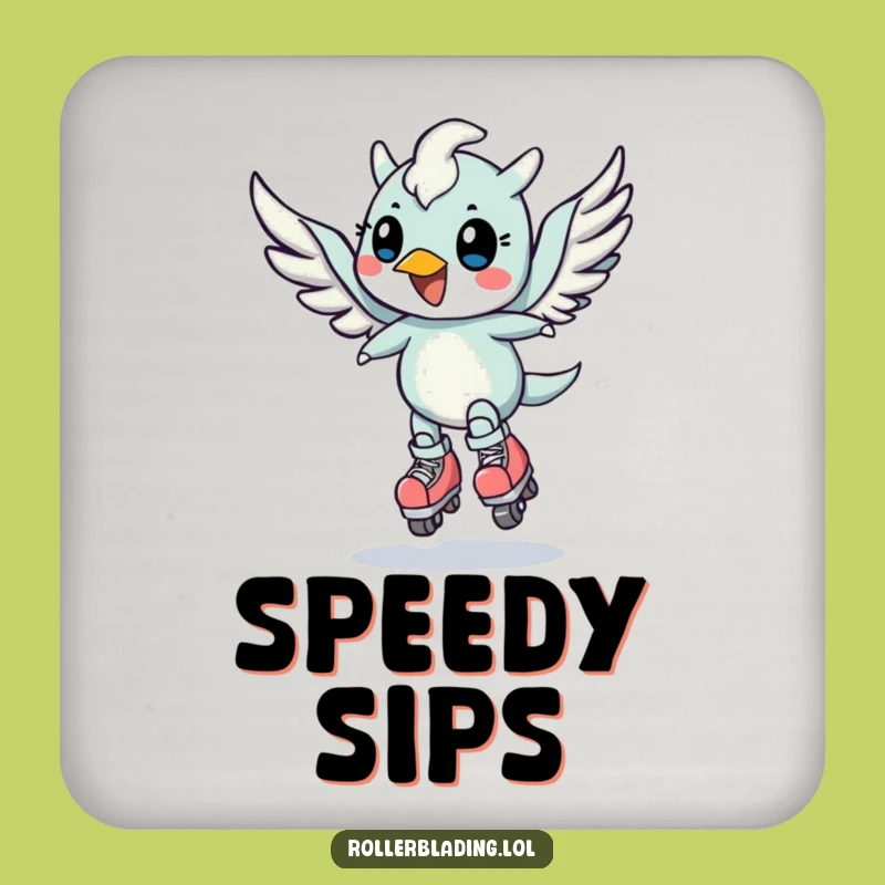 Funny Winged Creature Speed Coaster: Protect Surfaces with Zoom