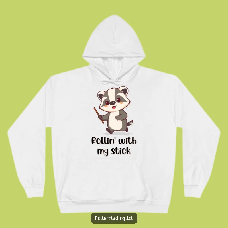 Funny Badger Cruise Hoodie - Cozy & Cool, Proud Stick Holder, Perfect Gift