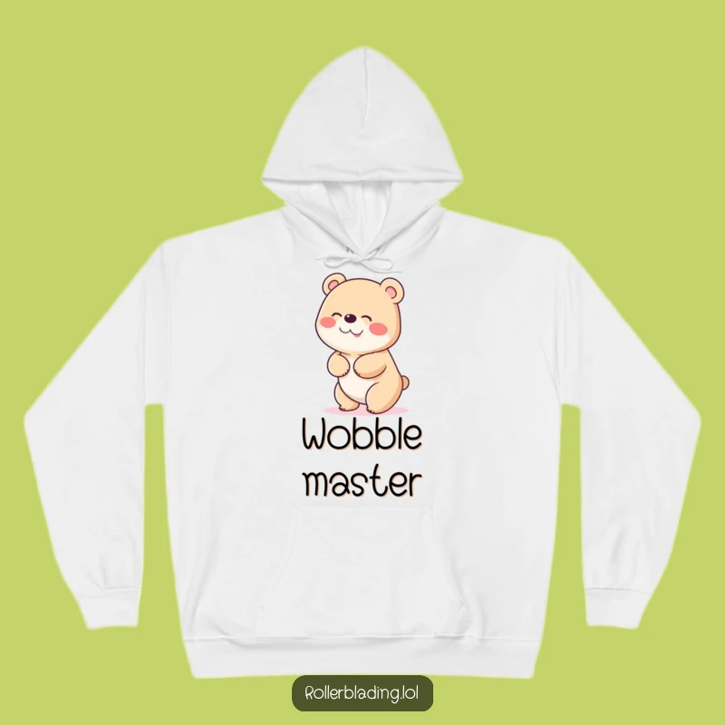 Funny Giggling Bear Hoodie: Cozy Comfort with a Hilarious Wobble