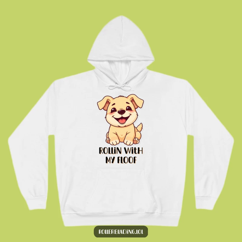 Funny Pup Hoodie - Cozy Up with this Rolling Dog Gift