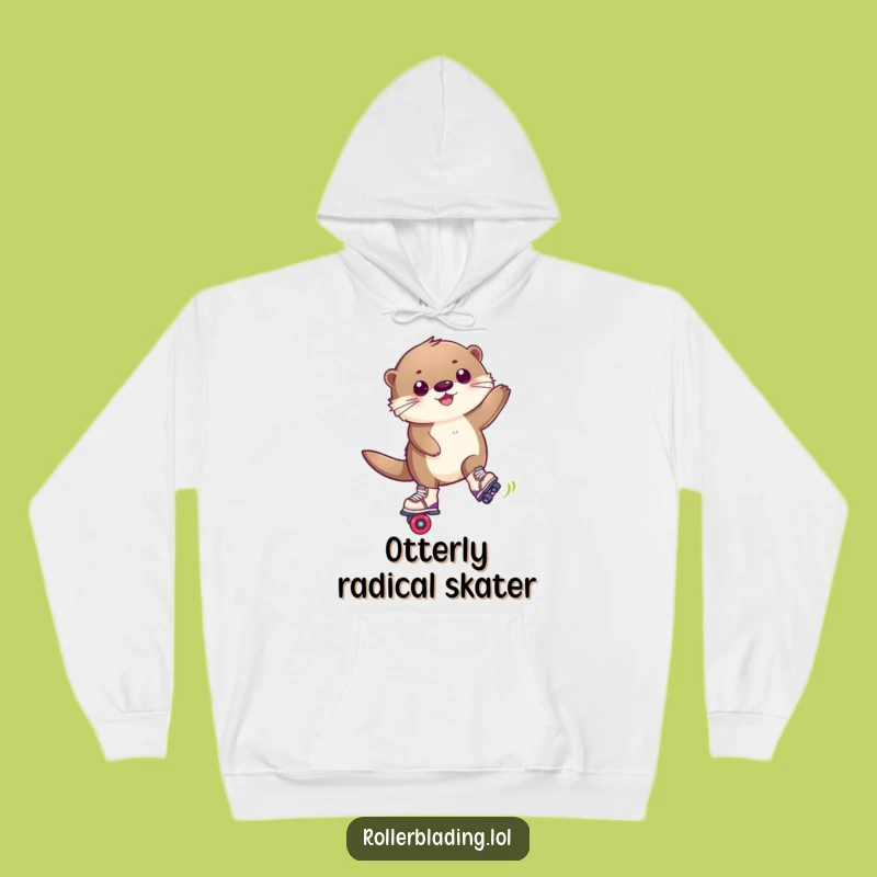 Funny Otter Roller Blade Pro Hoodie: Stay Cozy, Look Cool