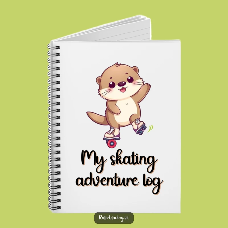 Funny Otter Roller Blade Ideas Notebook: Capture Your Best Moves