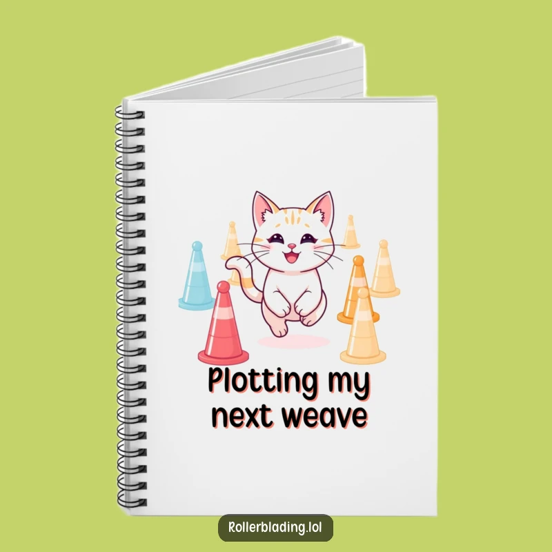 Funny Smiling Cat Agility Notebook - Jot Down Ideas with Humor