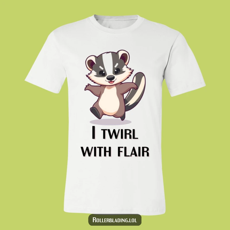 Funny Speedy Badger T-Shirt - Dynamic Gift, Whimsical Animal Tee