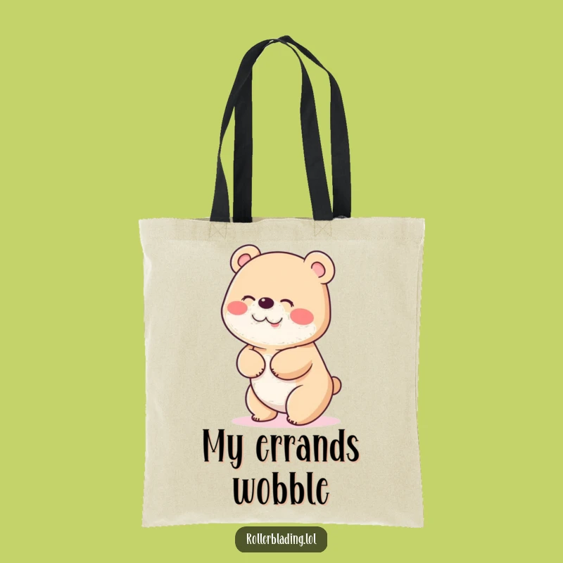 Funny Giggling Bear Tote Bag: Carry Your Laughter Everywhere